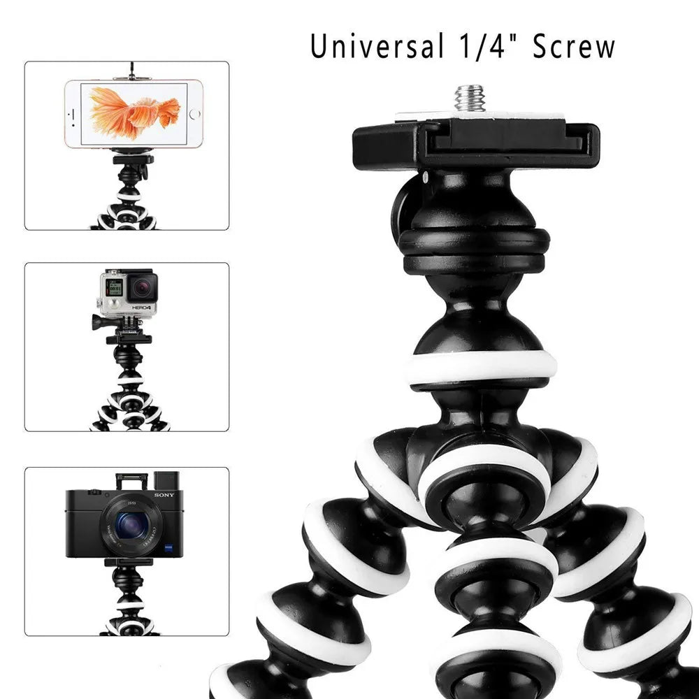 Octopus Flexible Tripod Stand for Smartphone Dslr and Camera Foldable Desktop Tripod 4 Size for Choose